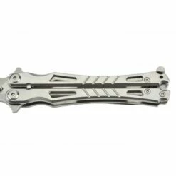 Couteau Papillon Max Knives P35S En Acier Finition Silver -Des Couteaux Soldes Magasin couteau papillon max knives p35s en acier finition silver 2