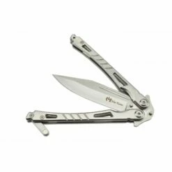 Couteau Papillon Max Knives P35S En Acier Finition Silver -Des Couteaux Soldes Magasin couteau papillon max knives p35s en acier finition silver 5