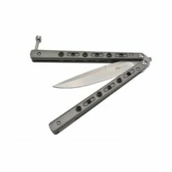 Couteau Papillon Max Knives P40S Manche Titane -Des Couteaux Soldes Magasin couteau papillon max knives p40s manche titane 3