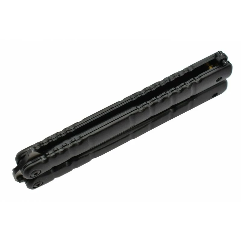 Couteau Papillon Max Knives P49 3Cr13 Aluminium Anodisé Noir 4 Couteau Papillon Max Knives P49 3Cr13 Aluminium Anodisé Noir – Image 4