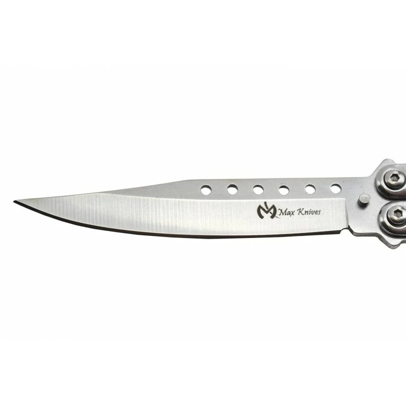 Couteau Papillon Max Knives P50S 3Cr13 Acier Silver 2 Couteau Papillon Max Knives P50S 3Cr13 Acier Silver – Image 2