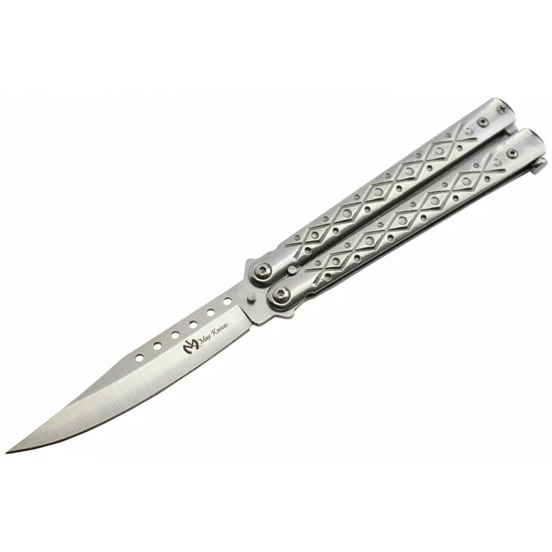 Couteau Papillon Max Knives P50S 3Cr13 Acier Silver 1 Couteau Papillon Max Knives P50S 3Cr13 Acier Silver
