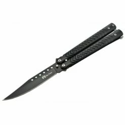 Couteau Papillon Max Knives P54B 3Cr13 Acier Noir