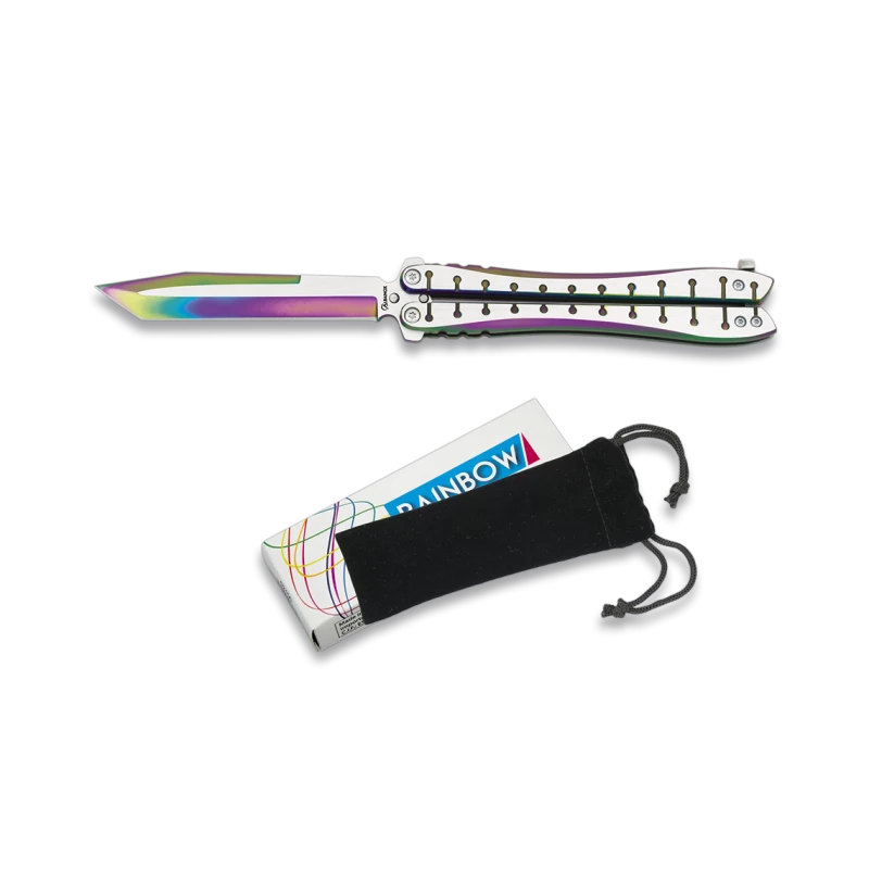 Couteau Papillon Rainbow 36257 1 Couteau Papillon Rainbow 36257