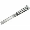 Couteau Papillon Razor Blade Alu Noir Silver