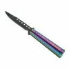 Couteau Papillon Third 13cm Inox Arc En Ciel