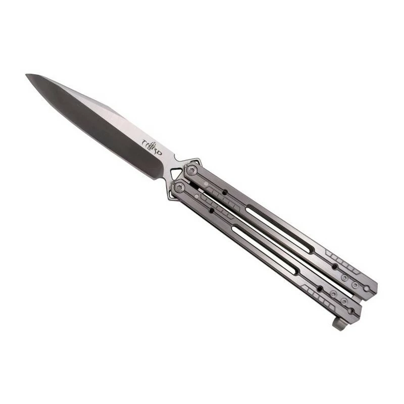 Couteau Papillon Third 13cm Tout Inox Satiné - K2920B 1 Couteau Papillon Third 13cm Tout Inox Satiné - K2920B