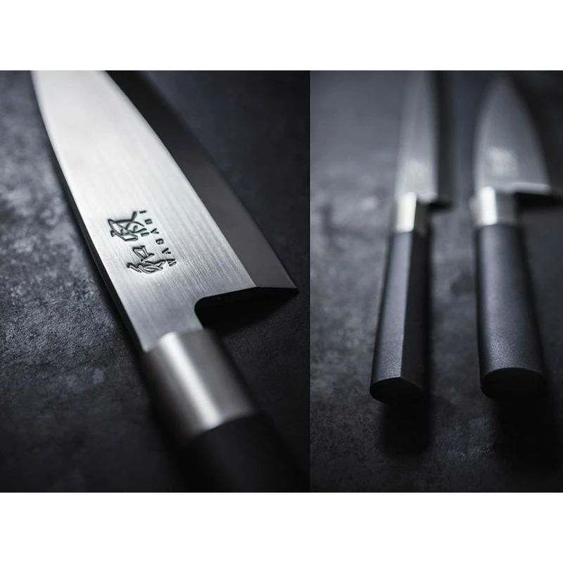 Couteau Santoku KAI Wasabi Black 2 Couteau Santoku KAI Wasabi Black – Image 2