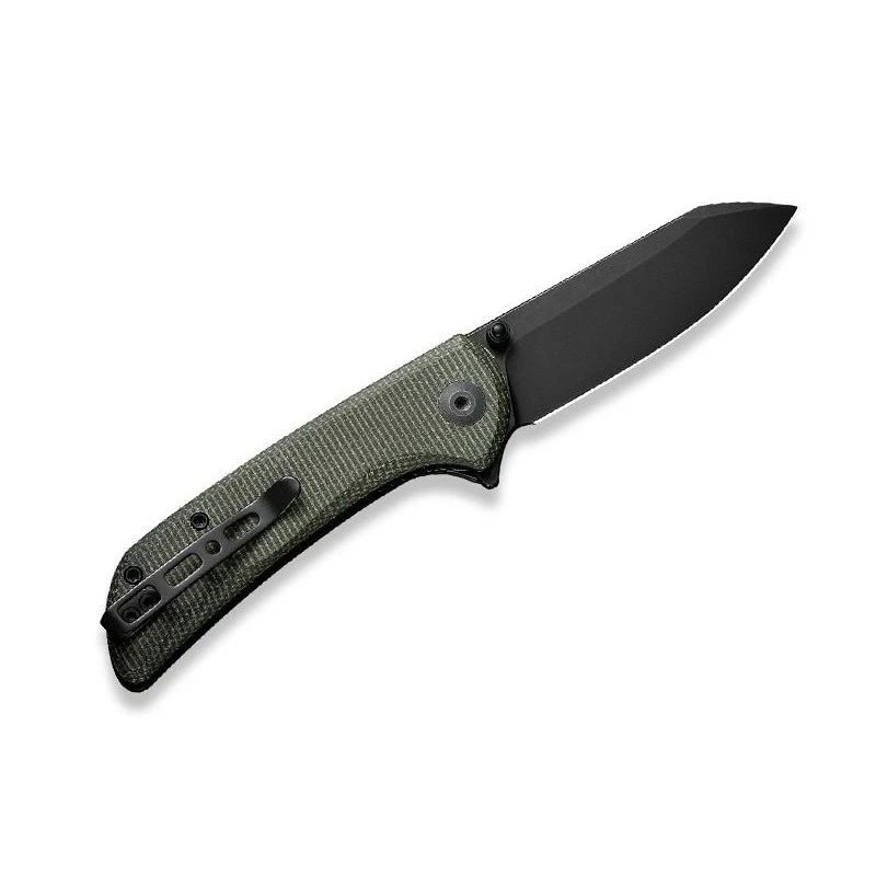 Couteau Sencut Fritch Micarta Vert Blackwash 2 Couteau Sencut Fritch Micarta Vert Blackwash – Image 2