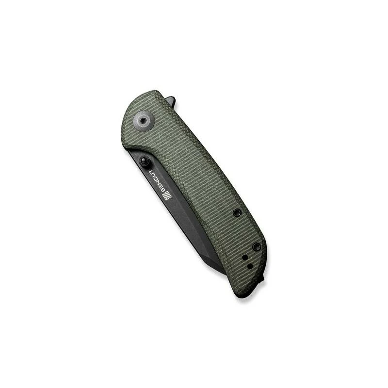 Couteau Sencut Fritch Micarta Vert Blackwash 5 Couteau Sencut Fritch Micarta Vert Blackwash – Image 5