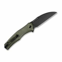 Couteau Sencut Watauga Micarta Vert Foncé Blackwash -Des Couteaux Soldes Magasin couteau sencut watauga micarta vert fonce blackwash 1