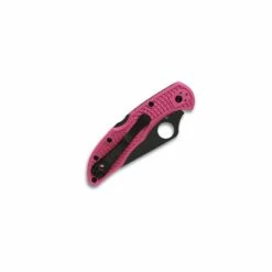 Couteau Spyderco Delica 4 Rose Lame Noire -Des Couteaux Soldes Magasin couteau spyderco delica 4 rose lame noire 1