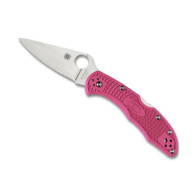 Couteau Spyderco Delica 4 Rose 1 Couteau Spyderco Delica 4 Rose
