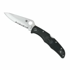 Couteau Spyderco Endura 4 Noir à Dents C10PSFG