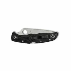 Couteau Spyderco Endura 4 Thin Red Line Noir Lame Mixte -Des Couteaux Soldes Magasin couteau spyderco endura 4 thin red line noir lame mixte 1