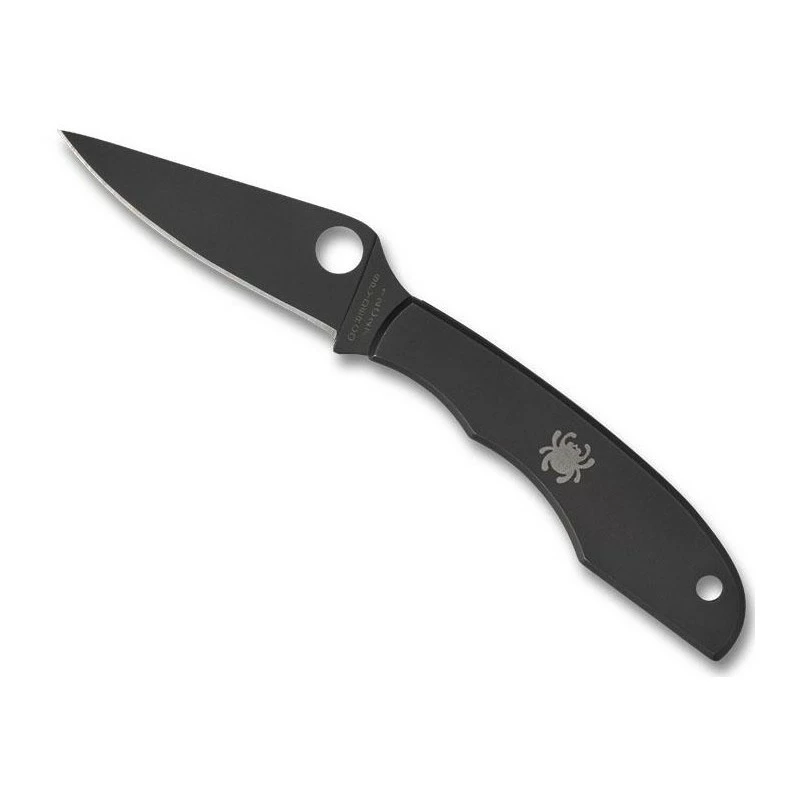 Couteau Spyderco Grasshopper Tout Noir 1 Couteau Spyderco Grasshopper Tout Noir
