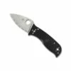 Couteau Spyderco Lil' Temperance 3 Noir à Dents
