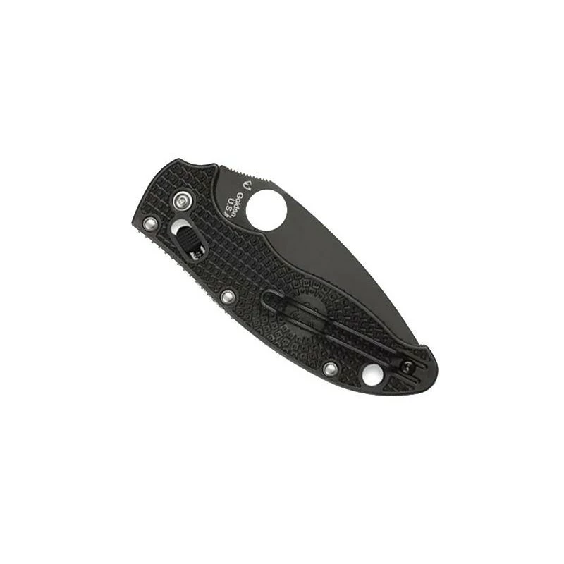 Couteau Spyderco Manix 2 C101PBBK2 Lame Noire 2 Couteau Spyderco Manix 2 C101PBBK2 Lame Noire – Image 2