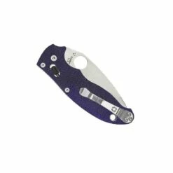 Couteau Spyderco Manix 2 G10 Bleu -Des Couteaux Soldes Magasin couteau spyderco manix 2 g10 bleu 1
