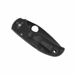 Couteau Spyderco Native 5 Tout Noir Lame à Dents -Des Couteaux Soldes Magasin couteau spyderco native 5 tout noir lame a dents 1