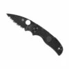 Couteau Spyderco Native 5 Tout Noir Lame à Dents