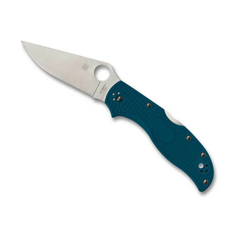 Couteau Spyderco Stretch 2 K390 Bleu 1 Couteau Spyderco Stretch 2 K390 Bleu