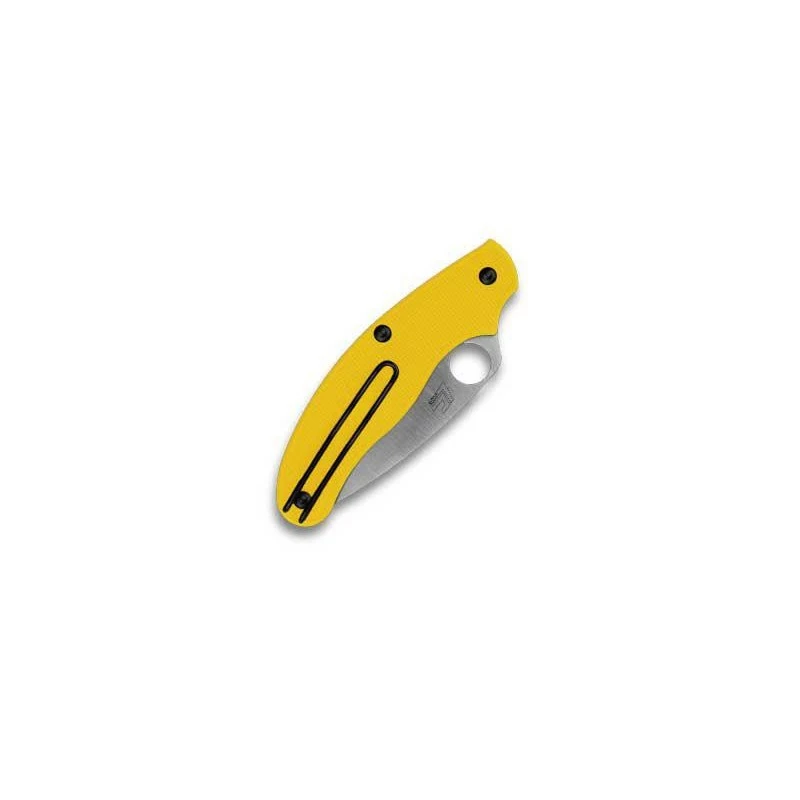 Couteau Spyderco UK Penknife Salt Jaune 2 Couteau Spyderco UK Penknife Salt Jaune – Image 2