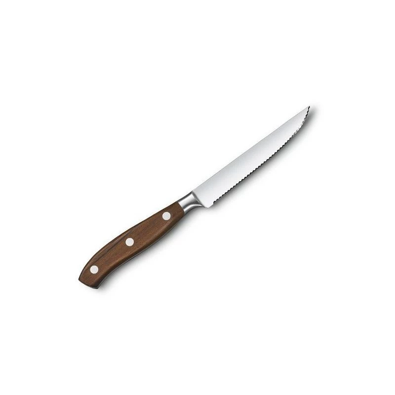 Couteau Steak Victorinox Grand Maître Lame Crantée 12cm érable 2 Couteau Steak Victorinox Grand Maître Lame Crantée 12cm érable – Image 2