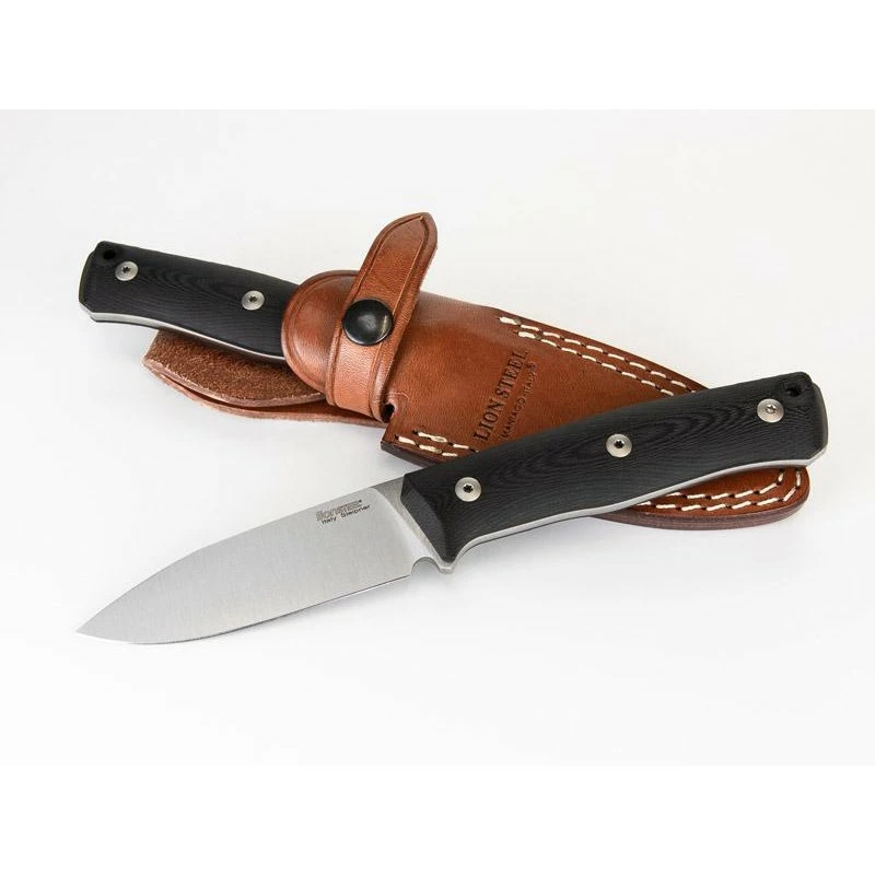 Poignard LionSteel B35 Manche G10 Noir 2 Poignard LionSteel B35 Manche G10 Noir – Image 2