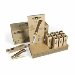 Présentoir 12 Couteaux Old Bear Noyer (+ Un Couteau Offert)