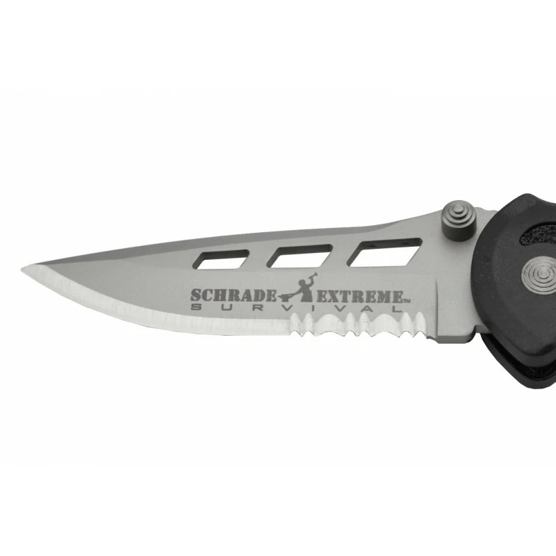 Schrade SCHAS - Couteau Ouverture Assistée Lame Mixte 3 Schrade SCHAS - Couteau Ouverture Assistée Lame Mixte – Image 3